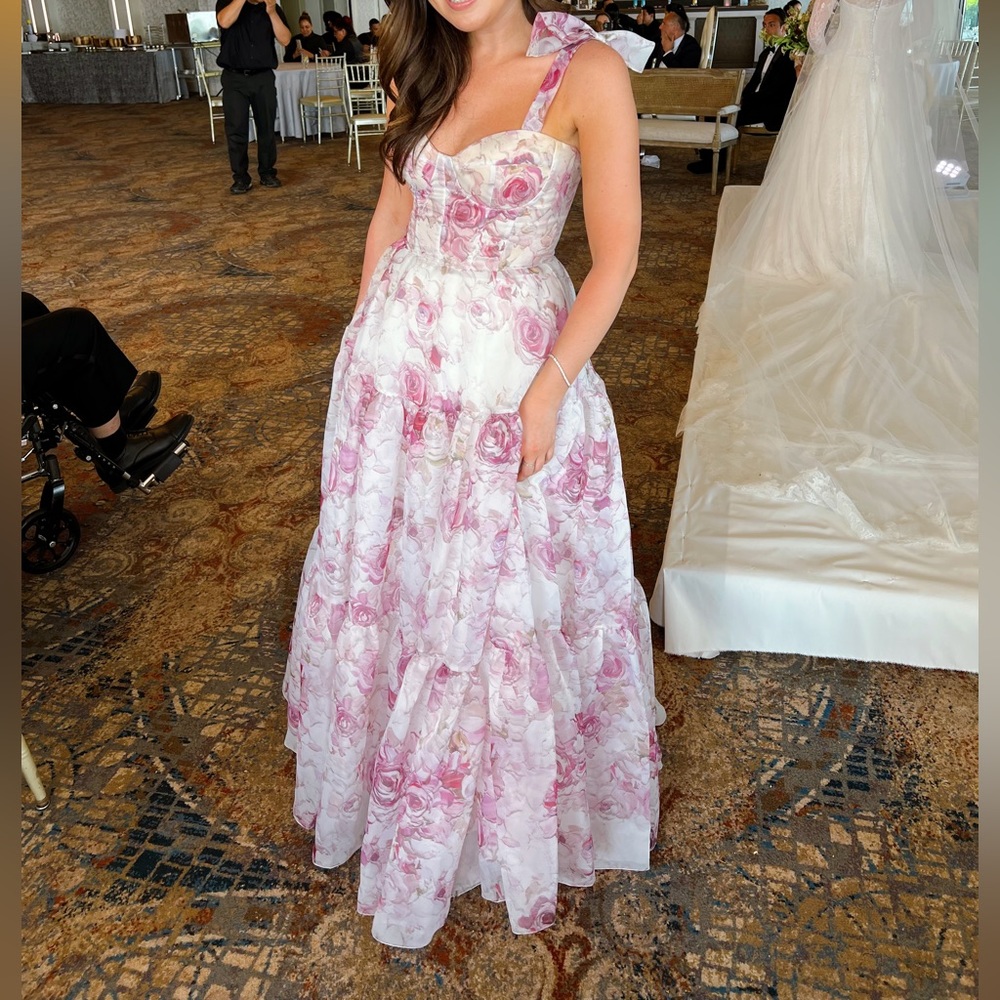 Milla pink peony dress